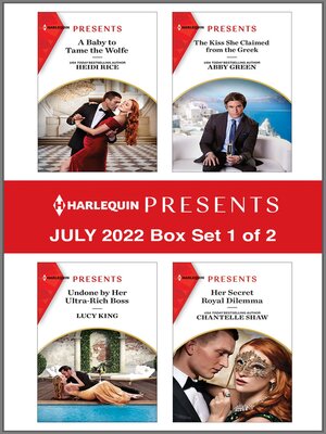 cover image of Harlequin Presents: July 2022 Box Set 1 of 2